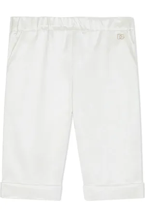 Dolce & Gabbana DG-logo silk trousers