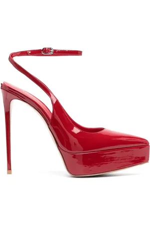 LE SILLA 145mm UMA patent leather pumps