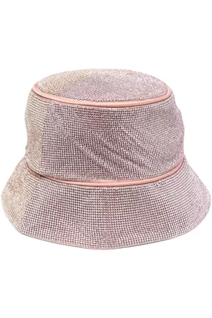 KARA Women Hats - Crystal mesh bucket hat