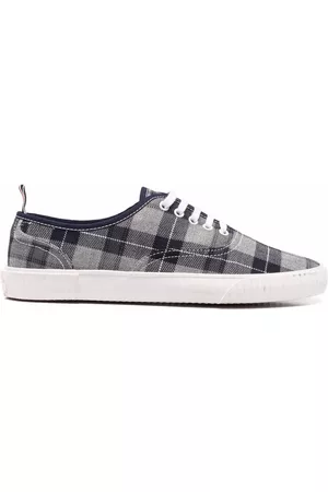 Thom Browne Check-pattern low-top sneakers