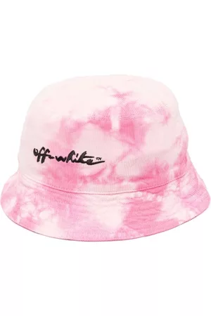 OFF-WHITE Tie dye-print buckle hat