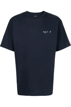 AGNÈS B. Logo-embroidered cotton T-shirt