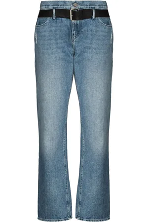 RTA Dexter belted boyfriend jeans