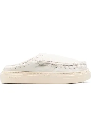 Mou Slip-on leather slippers
