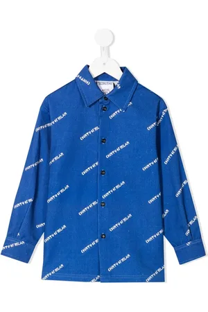 MARCELO BURLON Logo button-down shirt