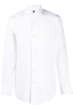 Finamore Collared linen shirt