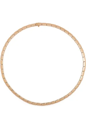 Anita 18kt rose Bunny link choker necklace