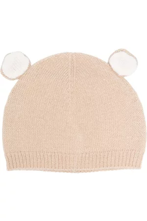 Il gufo Knitted bear-ear hat