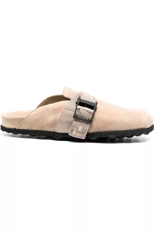 OFF-WHITE Buckled round-toe mules
