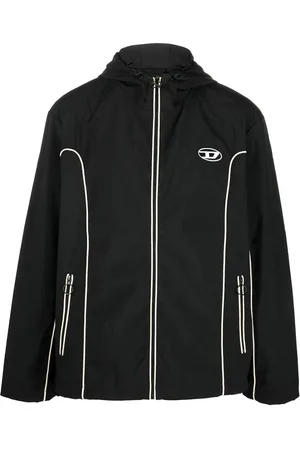 Diesel J-Hives logo-appliqué windbreaker