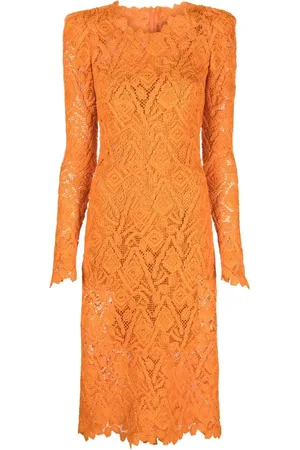 ERMANNO SCERVINO Long-sleeve lace dress