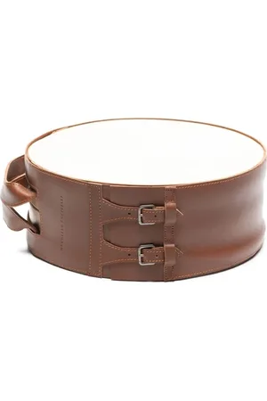 Brunello Cucinelli Leather-trim tamburello set