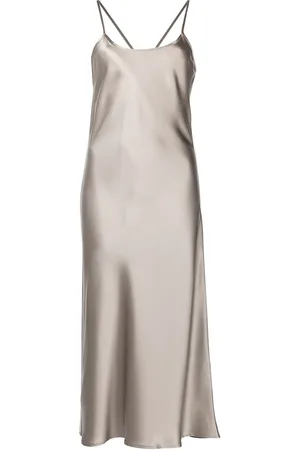 Voz Sleeveless silk midi dress