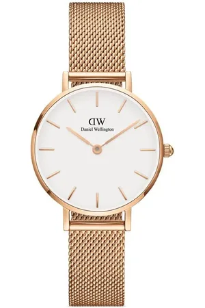 Daniel Wellington Petite Melrose rose-gold watch