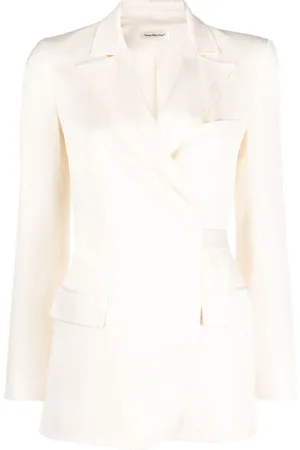 There Was One Peak-lapel wrap blazer