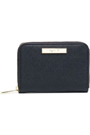 AGNÈS B. Logo-plaque leather wallet