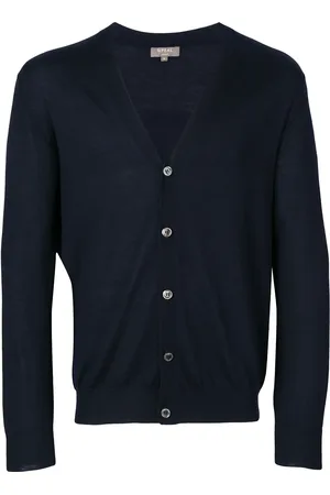 N.PEAL V-neck cashmere-blend cardigan
