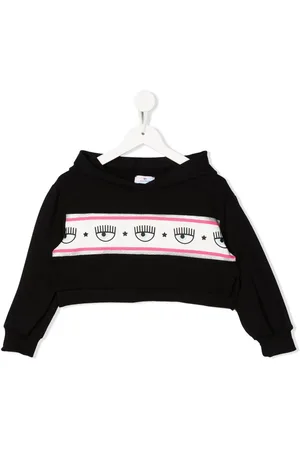 Chiara Ferragni Logo-print cropped hoodie