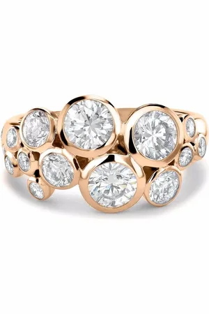 Pragnell 18kt rose gold Bubbles diamond dress ring