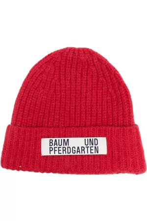 Baum und Pferdgarten Logo-patch ribbed beanie
