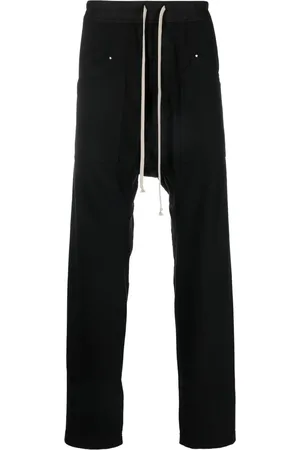Rick Owens Drawstring-waist drop-crotch trousers