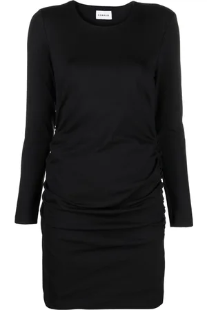 P.A.R.O.S.H. Ruched long-sleeve dress