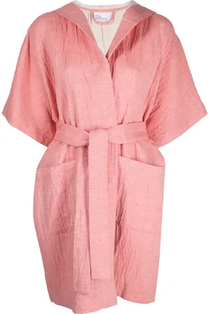 Lisa Marie Fernandez Hooded cotton-linen dressing gown