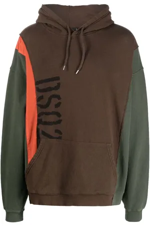 Dsquared2 Colour-blocked logo-print hoodie