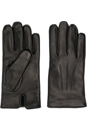 Emporio Armani Engraved logo gloves