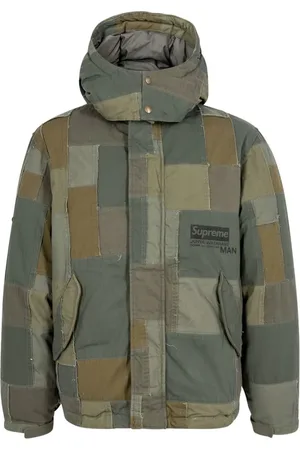 Supreme X Junya Watanabe patchwork hooded jacket