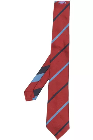 Etro Diagonal stripe silk tie