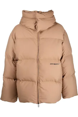 OFF-WHITE Race canvas down padded jacket