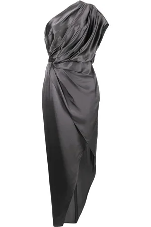 Michelle Mason Draped-detail midi dress