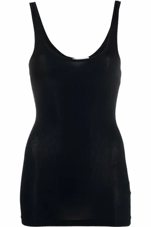 James Perse Scoop neck vest top