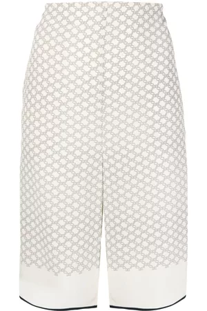 Low Classic Monogram-pattern knee-length shorts
