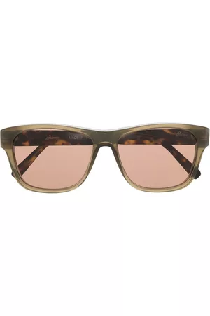 BRIONI Men Sunglasses - Tortoiseshell-effect square sunglasses
