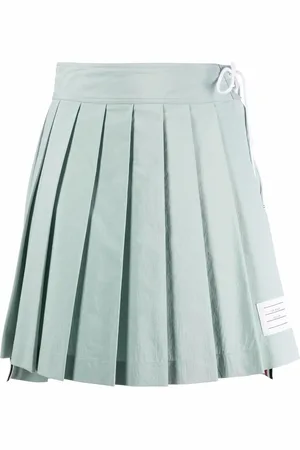 Thom Browne Step-hem pleated mini skirt