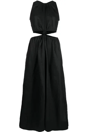 FAITHFULL THE BRAND Zeta cut-out midi dress