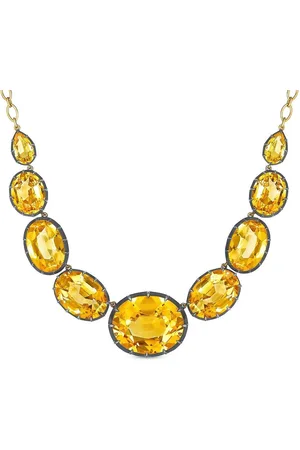Fred Leighton 18kt Semi-Riviere citrine necklace