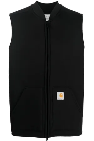 Carhartt Logo-patch zip-up gilet