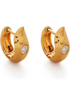 Monica Vinader Deia Diamond small hoop earrings