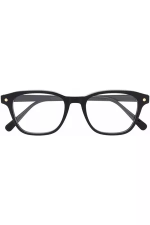 BRIONI Logo square frame glasses