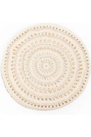 ROSANTICA Crystal-embellished knitted beret