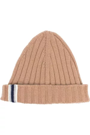 FEDELI Ribbed-knit cashmere beanie