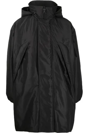 OUR LEGACY Hooded concealed-fastening parka coat
