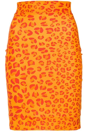 AMIR SLAMA Leopard print skirt