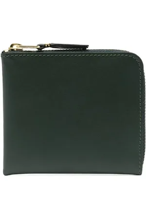 Comme des Garçons Zip-up leather wallet