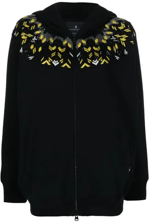 ERMANNO SCERVINO Bead-embellished detail hoodie