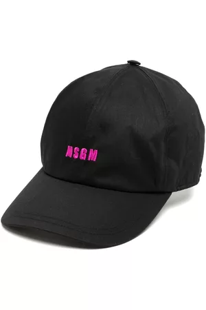 Msgm Women Caps - Logo-print baseball cap