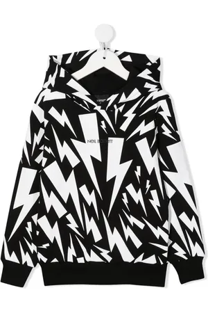 Neil Barrett Graphic Thunderbolt-print hoodie